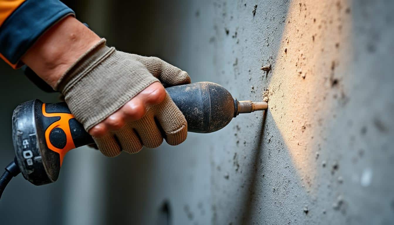 Assurer la sécurité lors du vissage au mur pour des charges lourdes