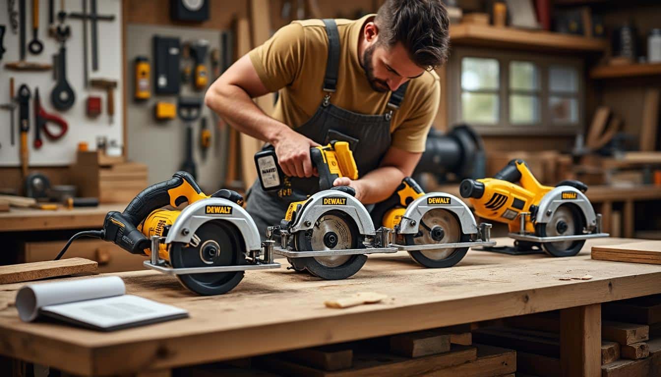 Illustration: Comprendre l’univers de la scie circulaire Dewalt : caractéristiques et modèles phares