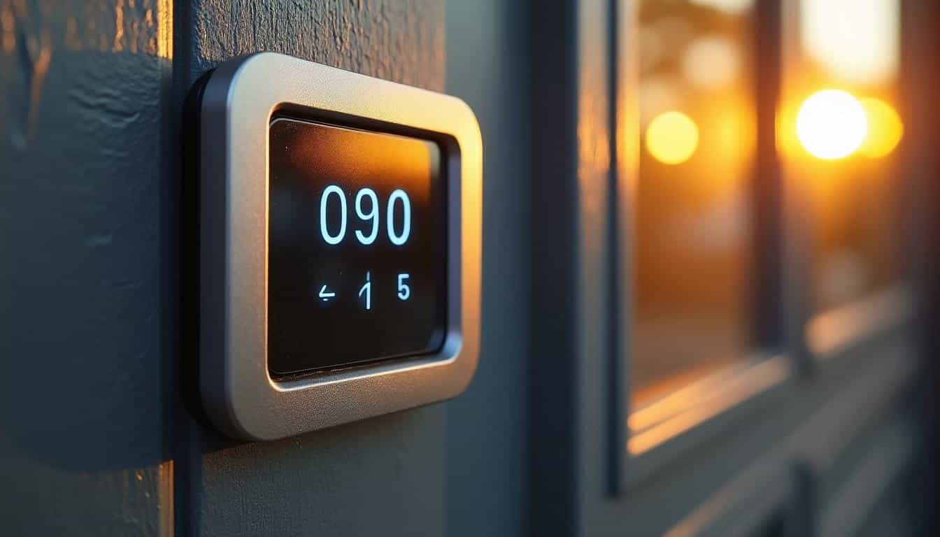 Utiliser un digicode pour la prévention du cambriolage dans une maison