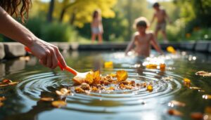 Astuces d’entretien du bassin familial à l’épuisette