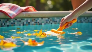 Nos conseils pour une piscine propre grâce à l'épuisette