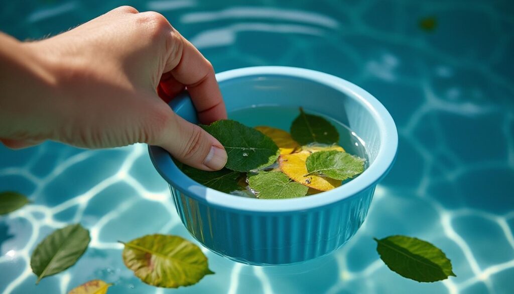 Comment nettoyer le fond de sa piscine maison avec une épuisette ?