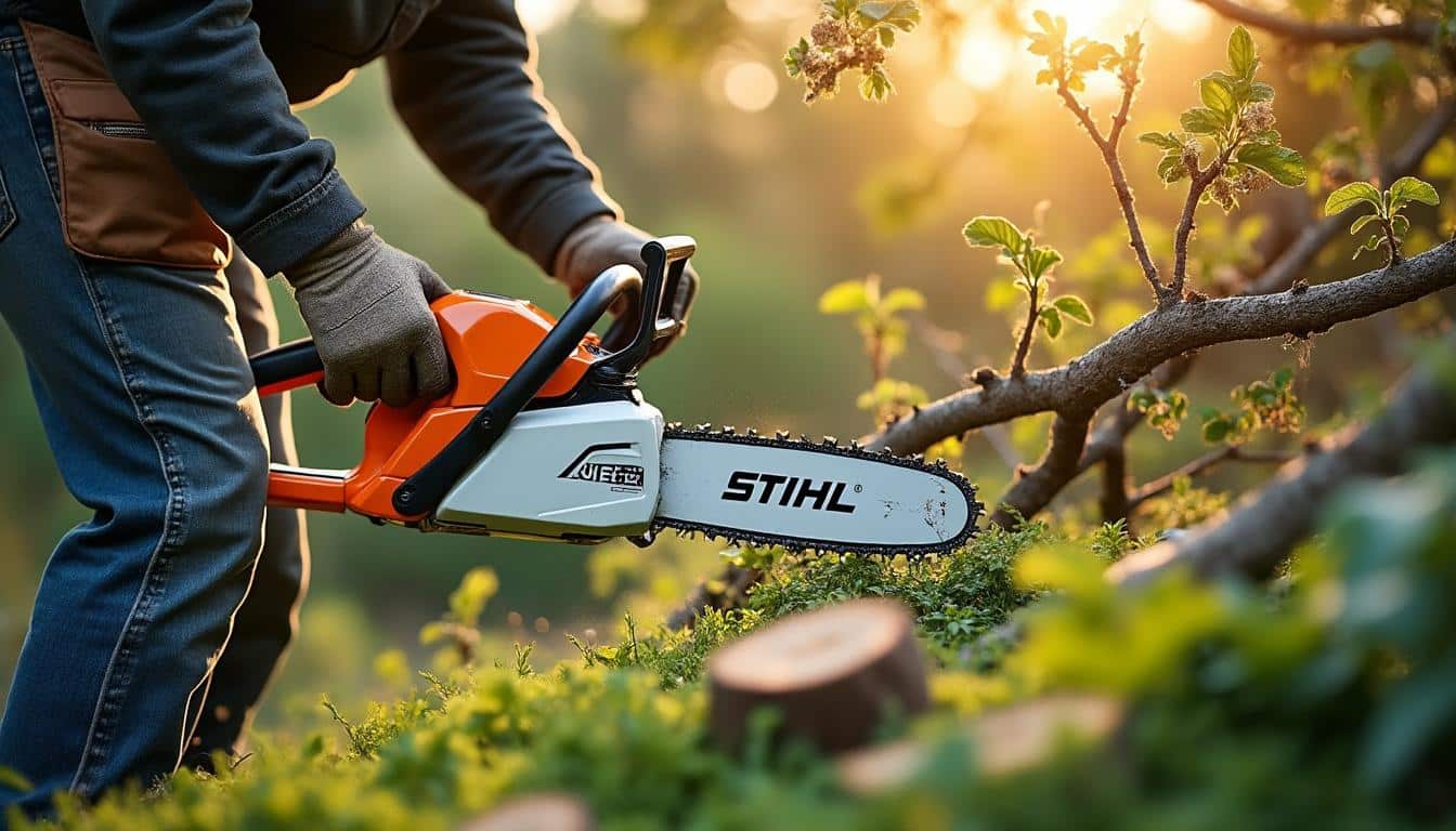 Scie de jardin Stihl : Puissance et confort pour vos travaux verts