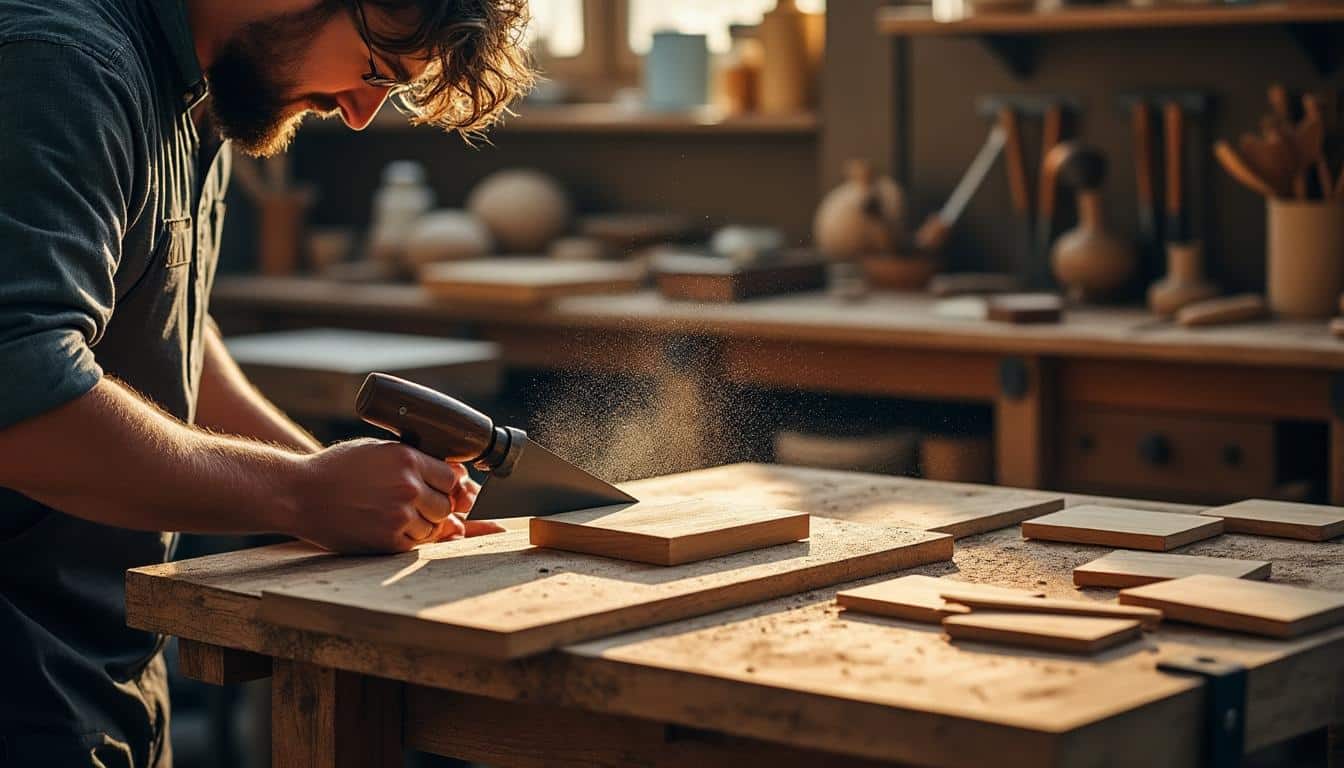 Illustration: Comprendre le fonctionnement et les usages d’une scie à onglets pour mieux scier