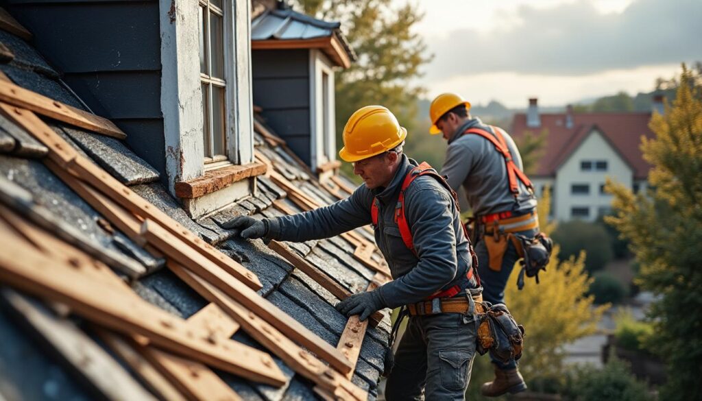 Échafaudage de toiture : sécurité et choix pour travaux en hauteur