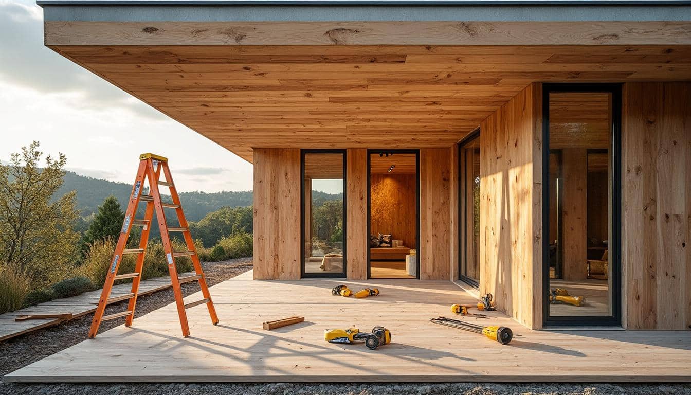 Lambris en bois extérieur sous toiture : guide complet et conseils