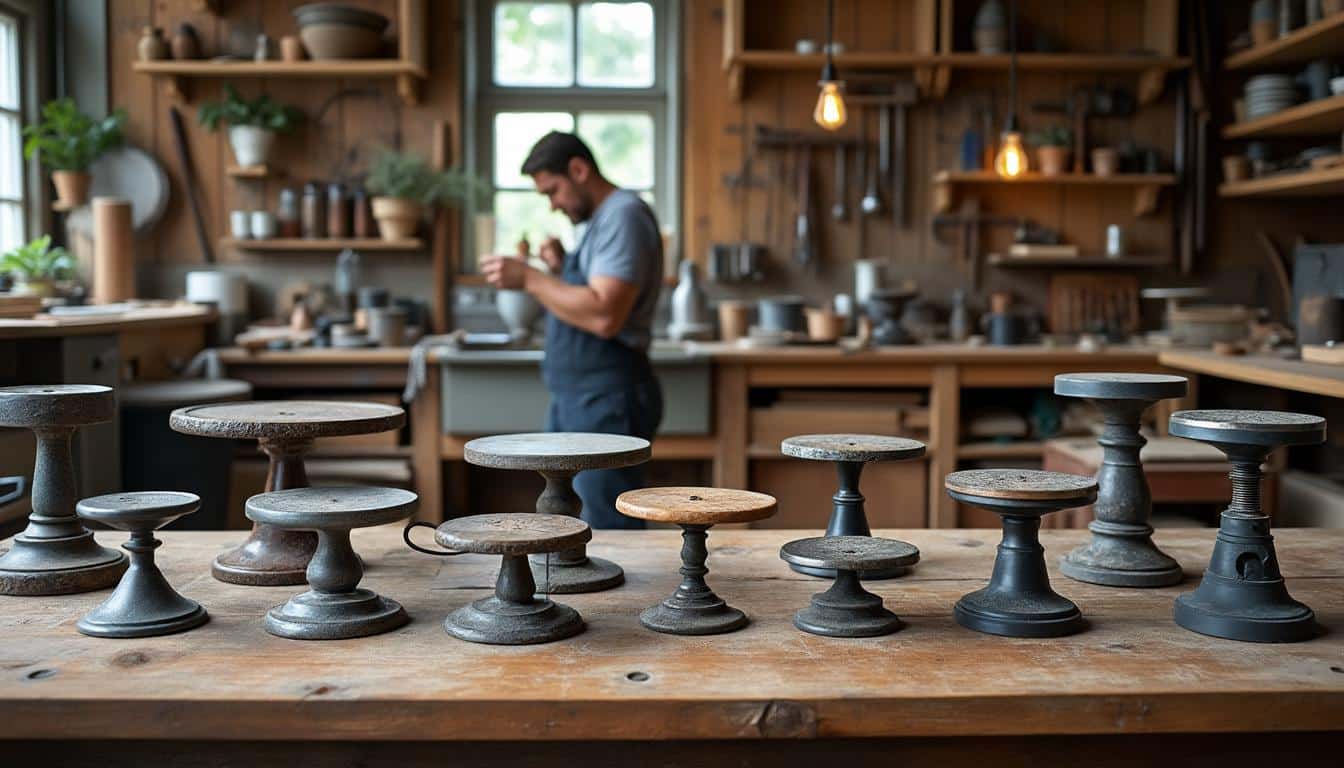 Illustration: Les différents types et matériaux des poulies plates adaptés au banc de scie