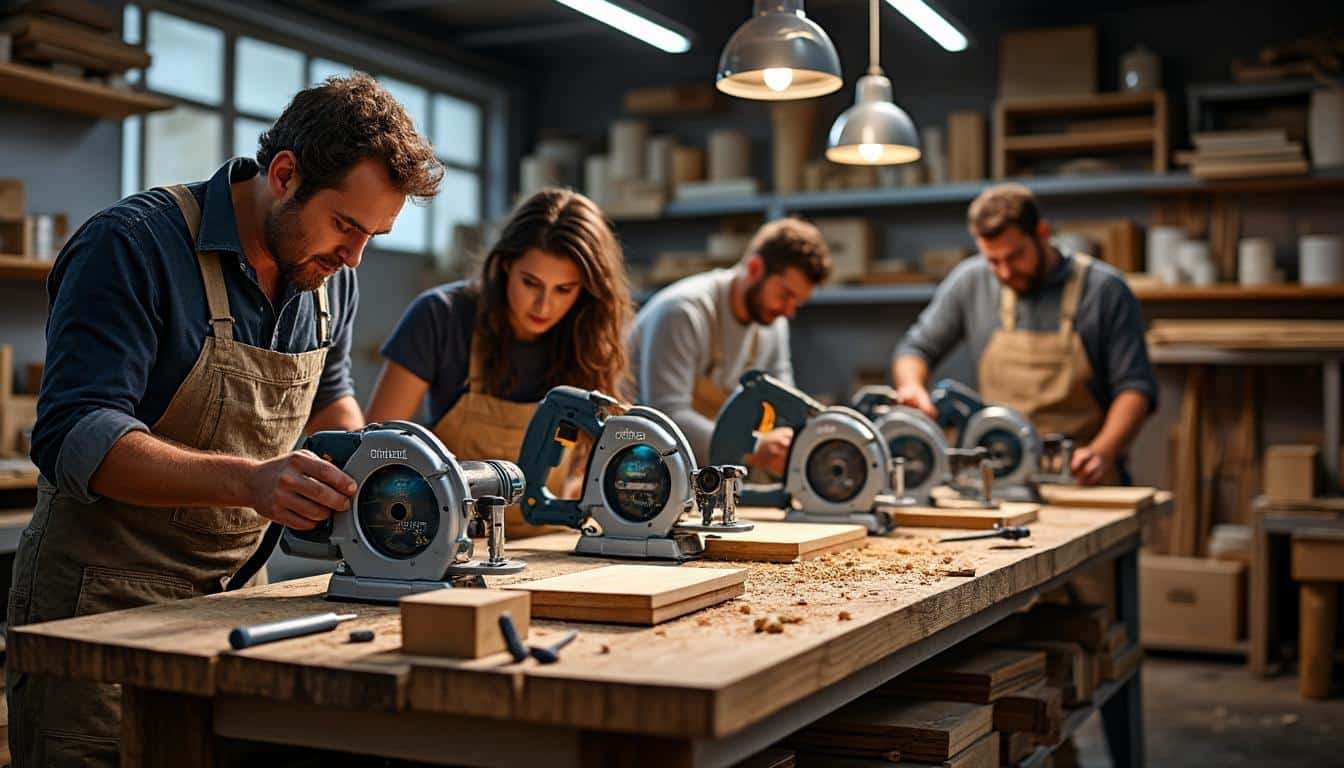 Illustration: Explorer la diversité des modèles de scie à onglet Einhell pour tous vos projets