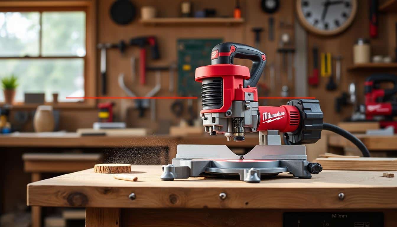 Illustration: Les caractéristiques techniques essentielles pour bien choisir sa scie à onglet Milwaukee