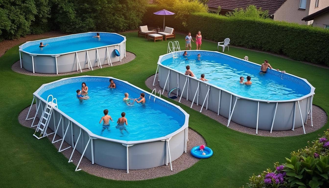 Illustration: Comprendre les caractéristiques des piscines tubulaires en acier et leurs différentes formes