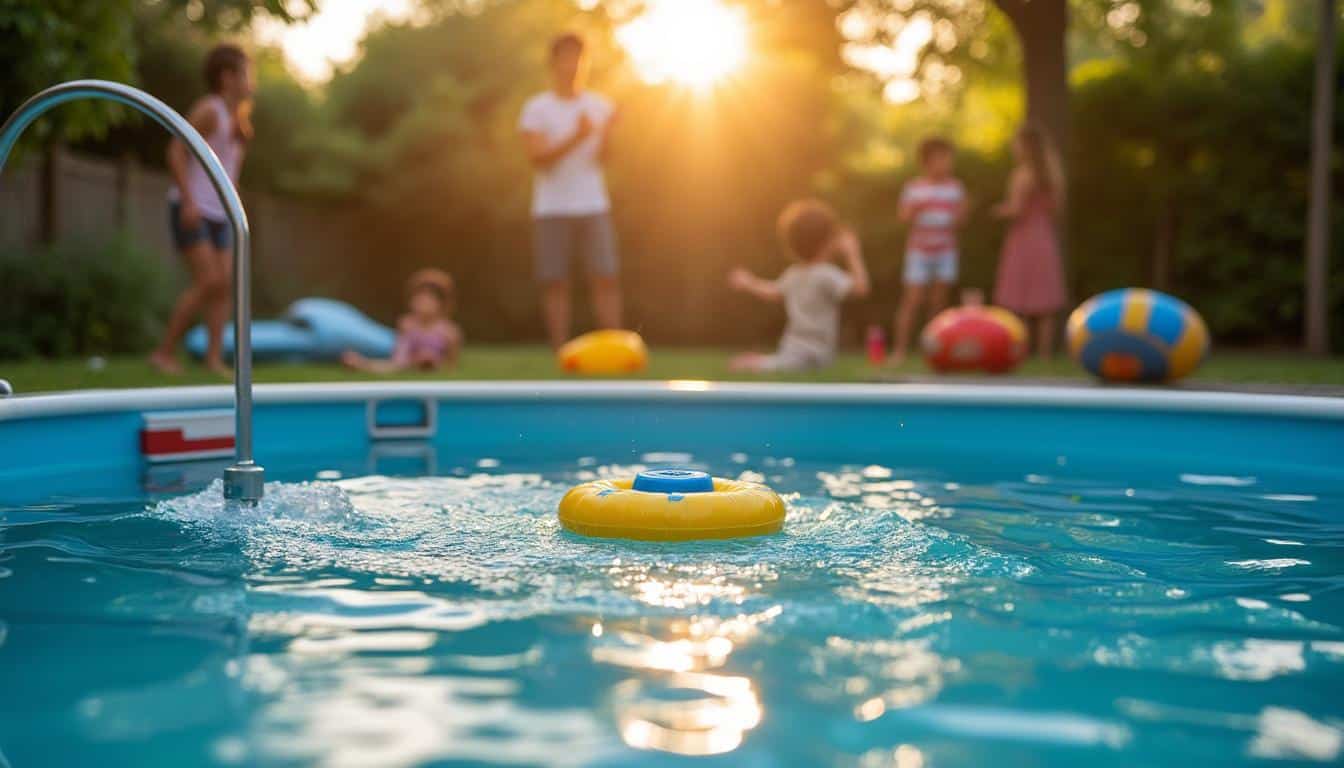 Illustration: Comprendre la fonction essentielle de la buse de refoulement dans une piscine hors sol