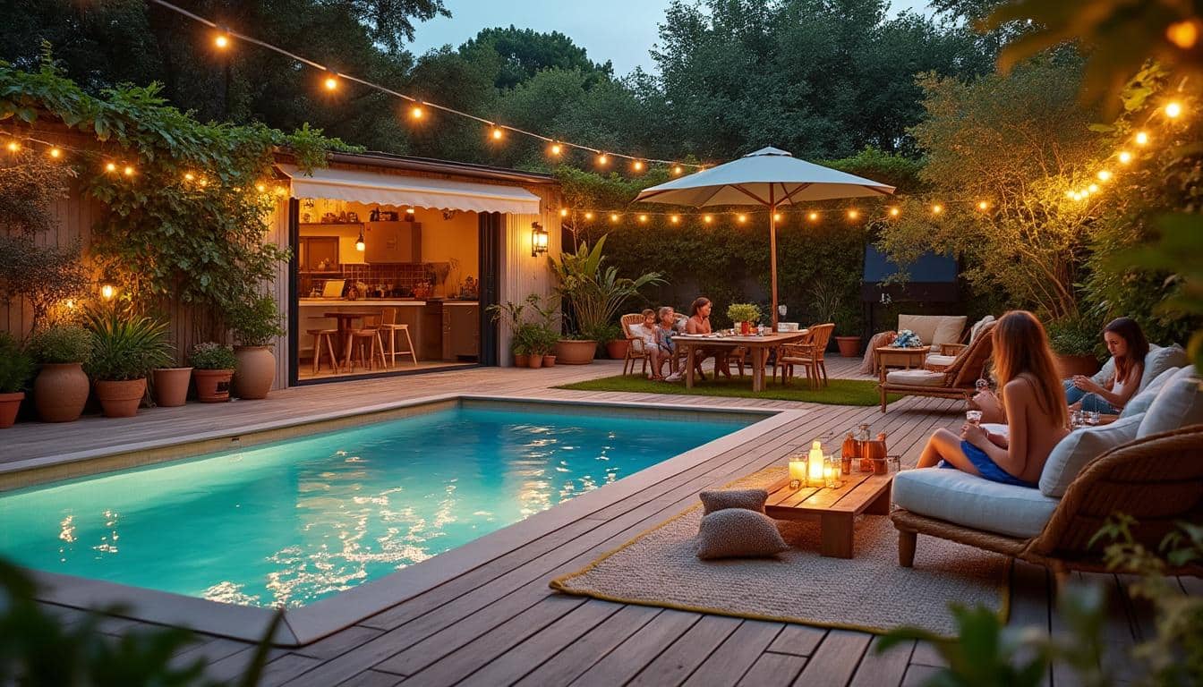 Illustration: Comment aménager efficacement l’espace autour de la piscine hors sol