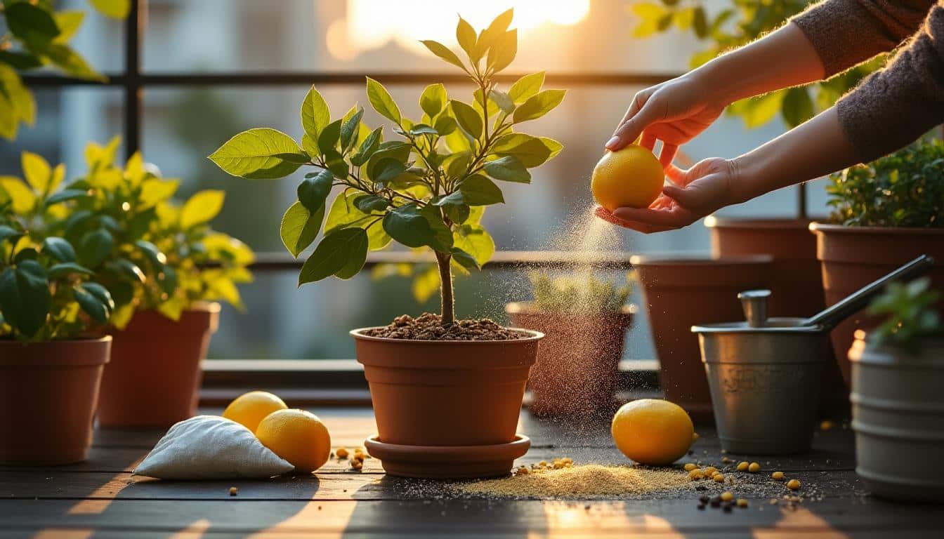 Illustration: Pourquoi un engrais spécifique est essentiel pour le citronnier cultivé en pot