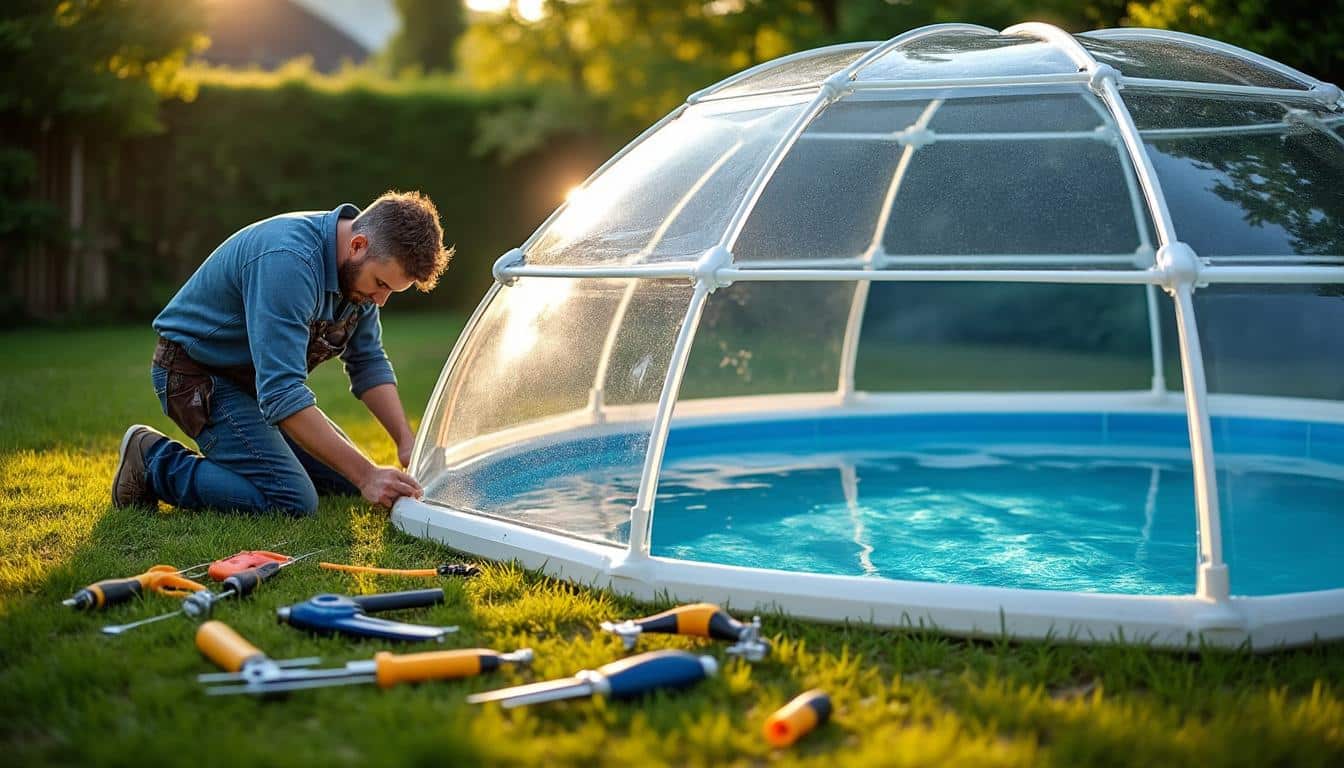 Fabriquer un dôme pour piscine hors sol : guide complet et astuces