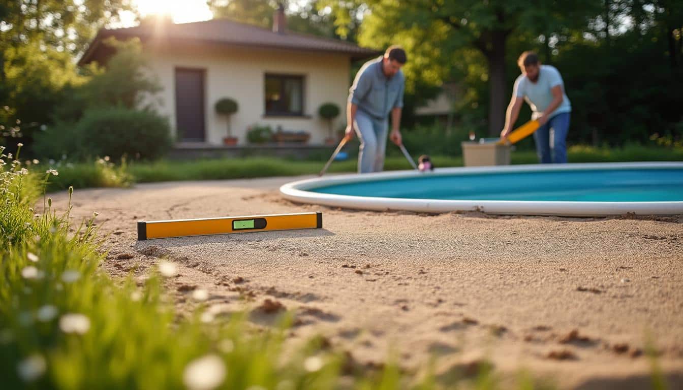 Illustration: Préparer et choisir le terrain idéal pour accueillir une piscine hors sol