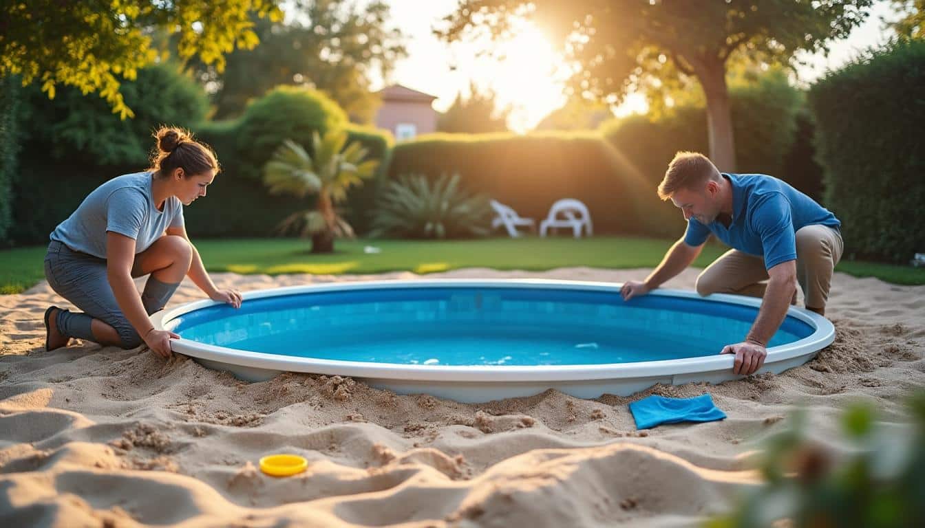 Installation d’une piscine hors sol sur du sable : guide pratique