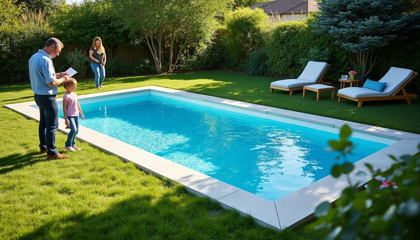 Illustration: Choisir entre les matériaux pour une piscine hors sol rectangulaire adaptée