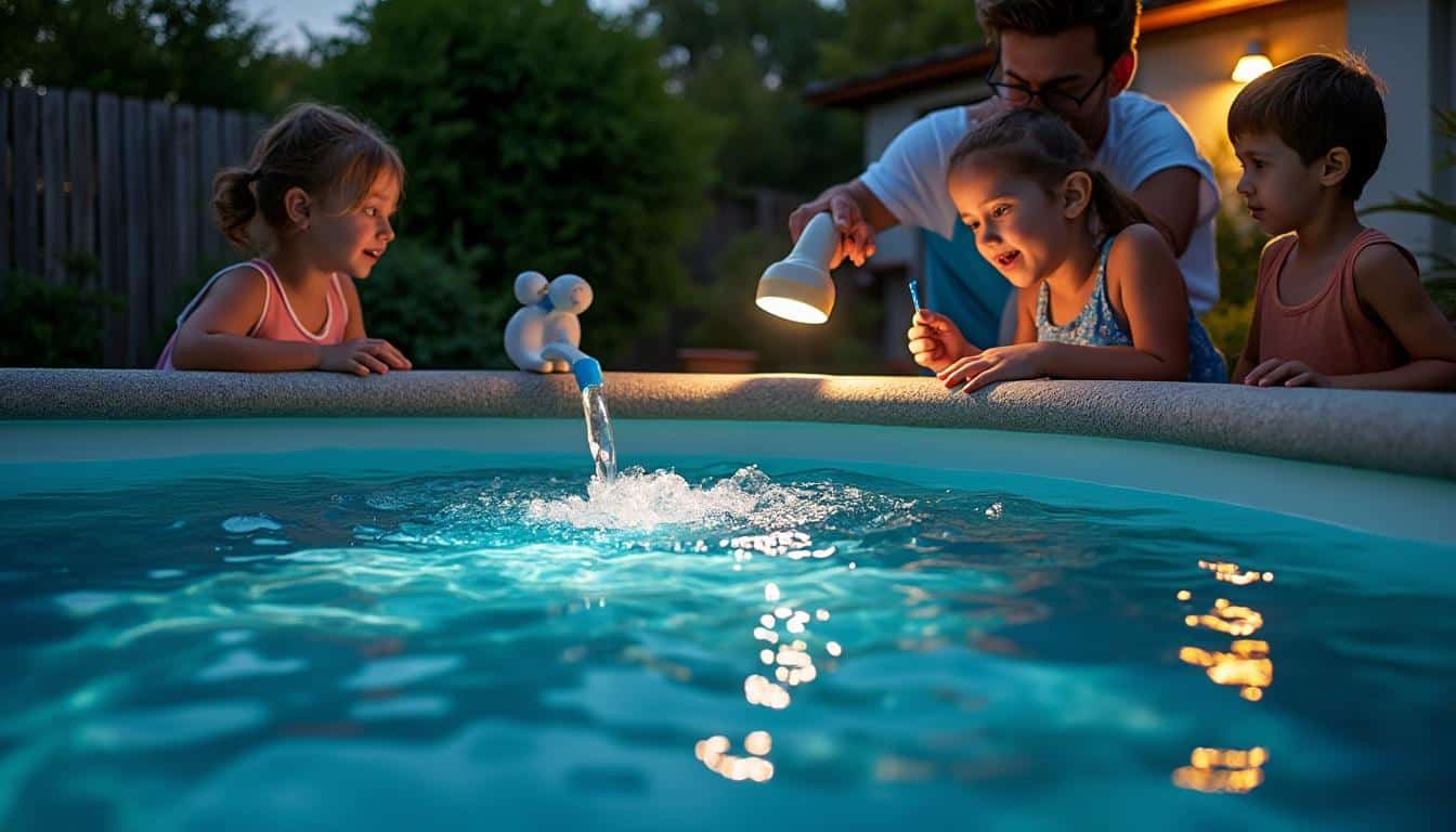 Illustration: Comprendre les causes et impacts d'une fuite dans une piscine hors sol