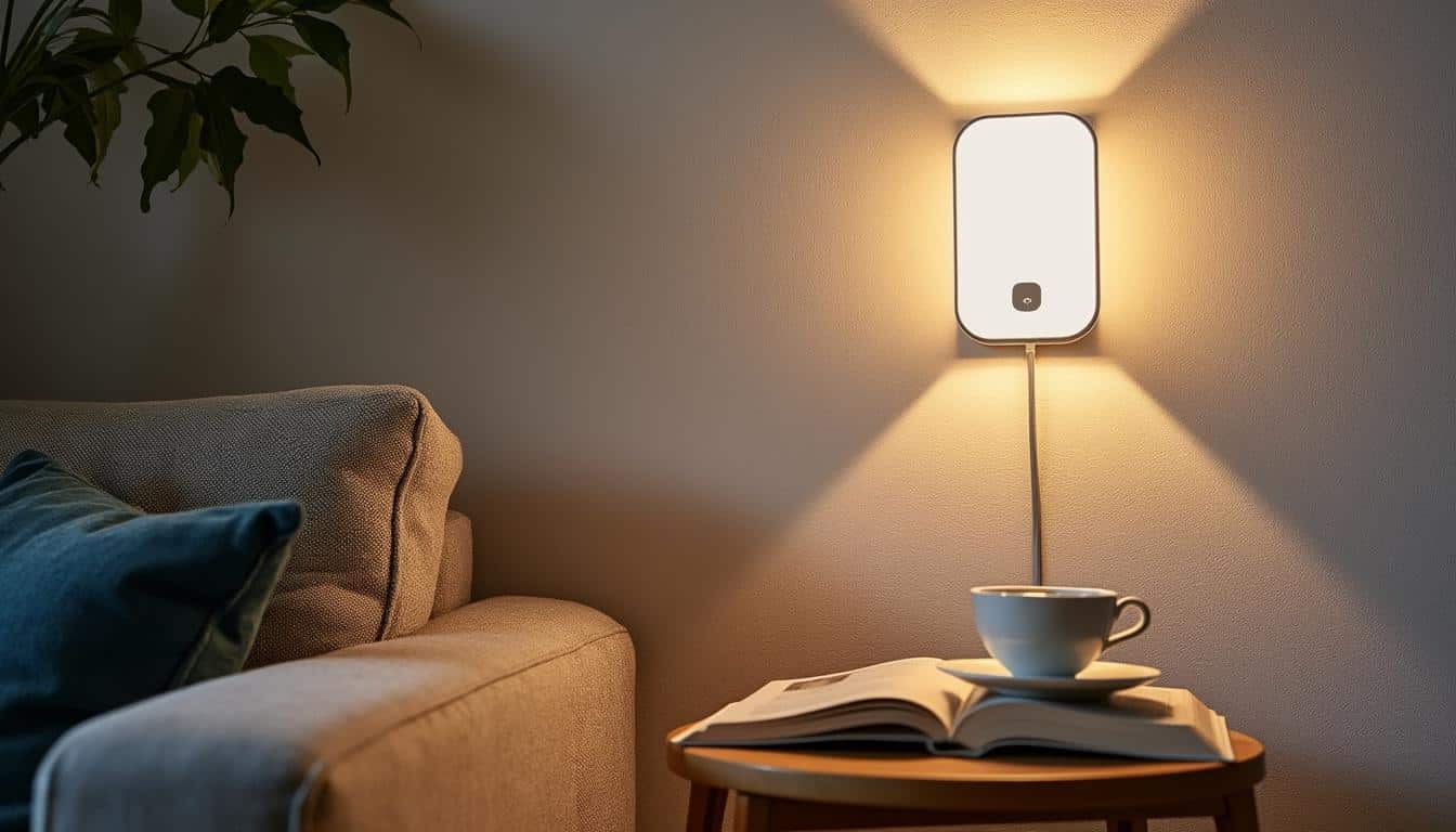 Applique murale rechargeable : lumière sans fil et design flexible