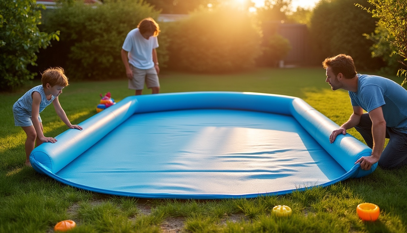 Illustration: Qu’est-ce qu’une protection de sol pour votre piscine et pourquoi l’utiliser ?