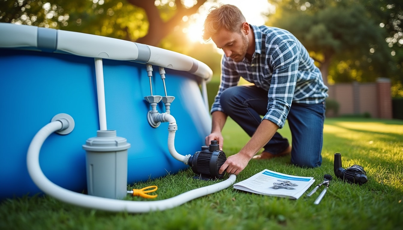 Illustration: Comprendre les bases du système de filtration d’une piscine hors sol Intex