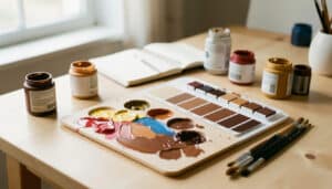 Comment obtenir un marron en peinture sans se tromper