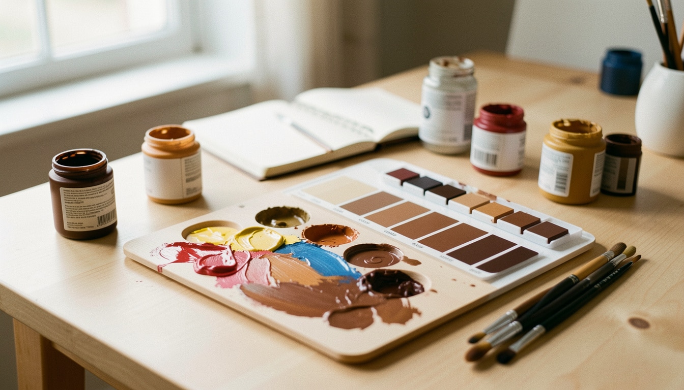 Comment obtenir un marron en peinture sans se tromper