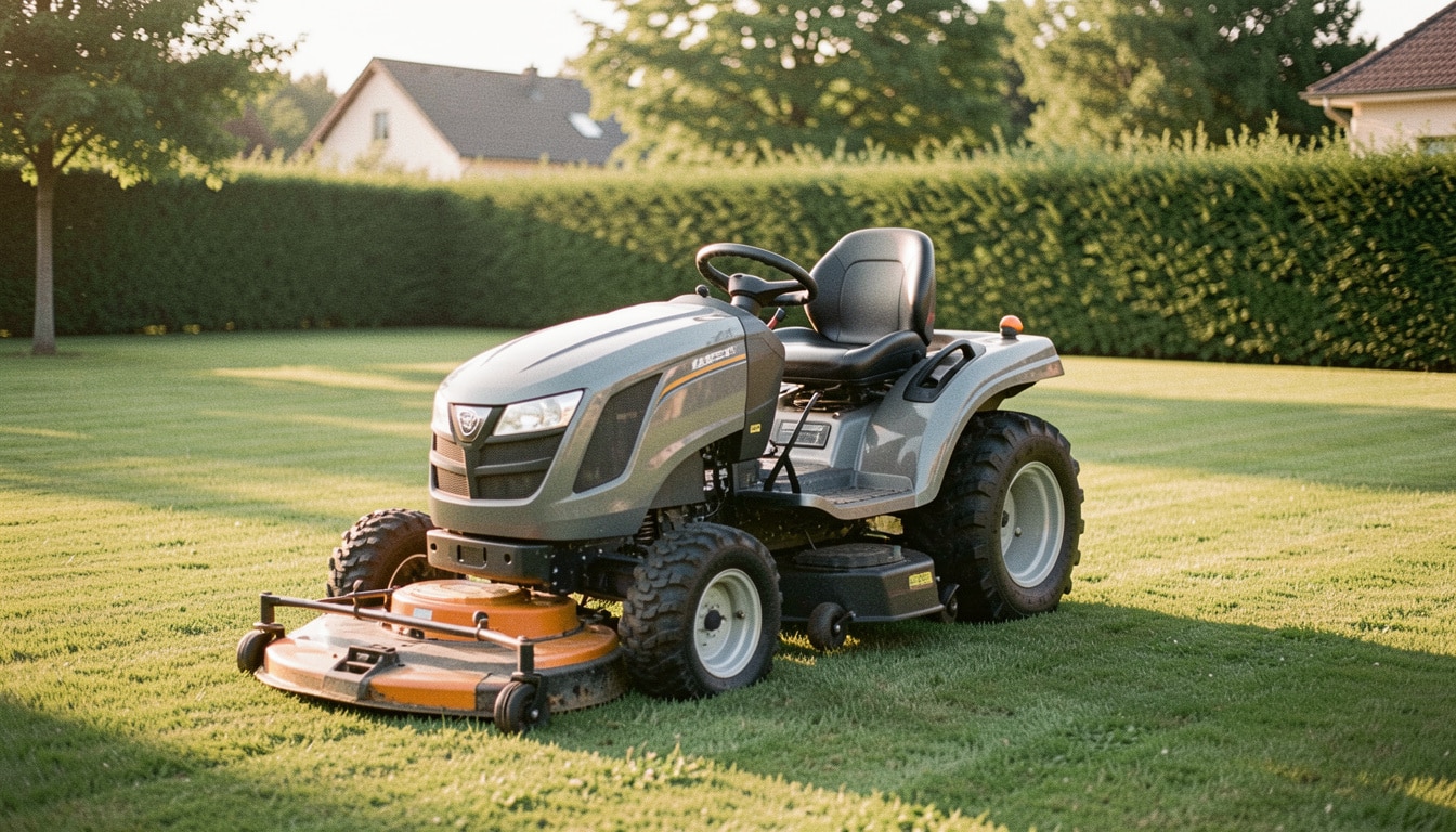 Choisir un tracteur tondeuse thermique sans se tromper